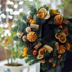Orange  - Christmas Wreath